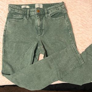 Army Green Skinny Jeans